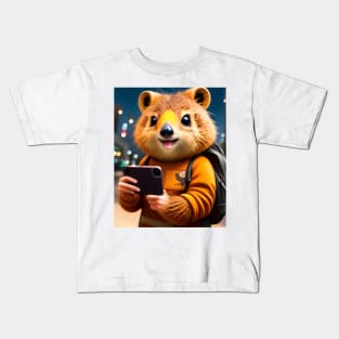 Quokka Selfie 06 Kids T-Shirt